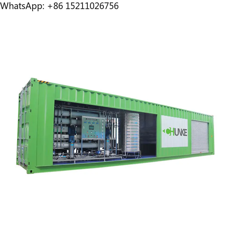 Mesin Pengolahan Air Desalinasi Air Laut Tersedia Kontainer