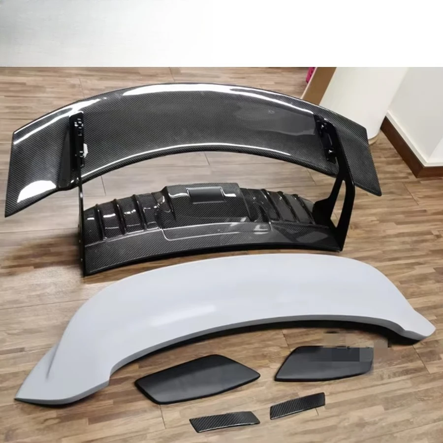 DRY CARBON FIBER 992 GT3 Rear Spoiler Car Back Wing Trunk Boot Empennage Manufacturers Lip Tail Automobile Accessories Parts