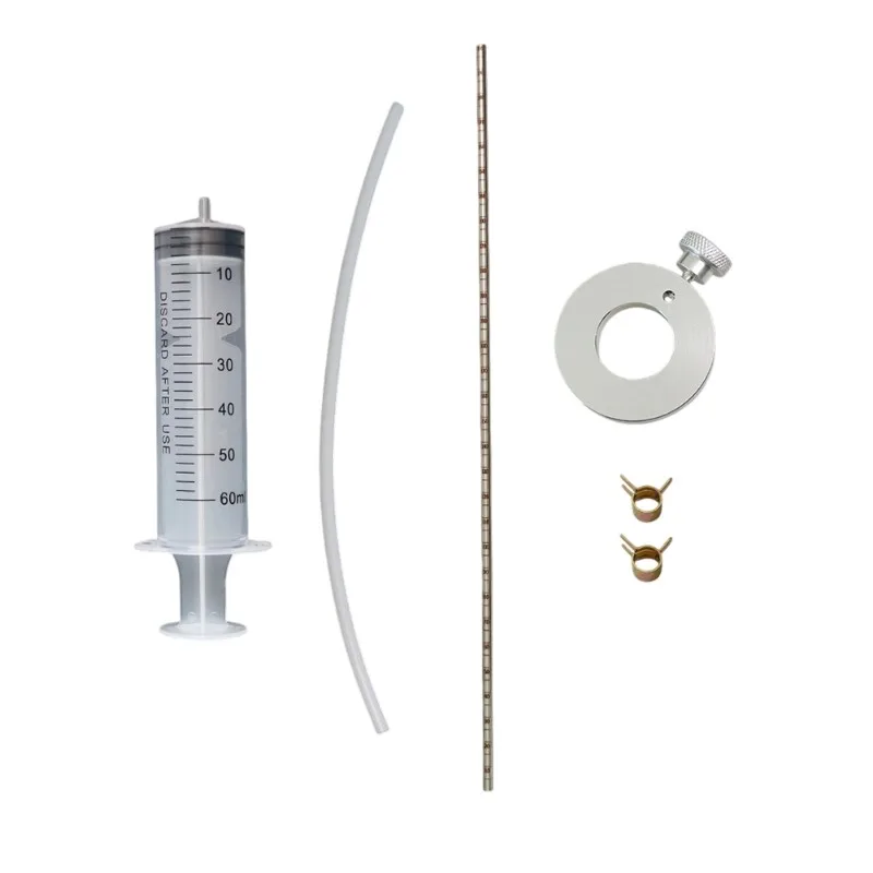 Motorcycle For Shock Damping Adjustment Tool Kit Fork Suspension Oil Level Tuning Syringe 60Ml-Boom
