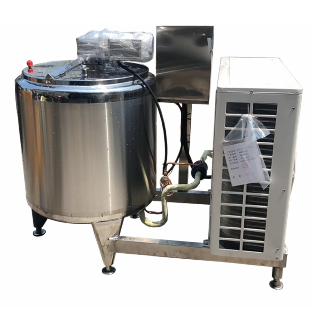 100L 150L 200L 250L 500L 1000 Liter Milk Cooler Tank And Milk Cooling Tank and Pastuerizer Milk Machine