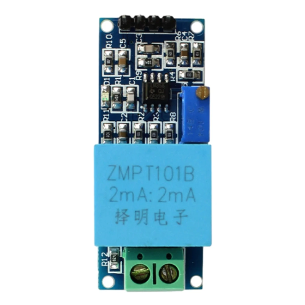 Voltage Transformer Module Active Single Phase AC Output Voltage Sensor Mutual Inductance Amplifier for AC Signal Acquisition