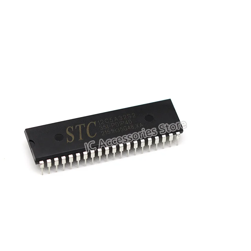 2pcs STC12C5A32S2-35I-LQFP44/STC12C5A32S2-35I-PDIP40 12C5A32S2 STC Microcontroller New and Original