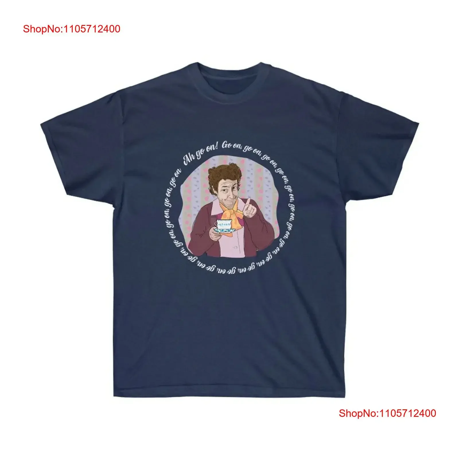 Mrs Doyle T Shirt Father Ted Funny Tea Lover 90s Sitcom vintage Washed Versatile Comfortable streetwear graphic Soft Unisex