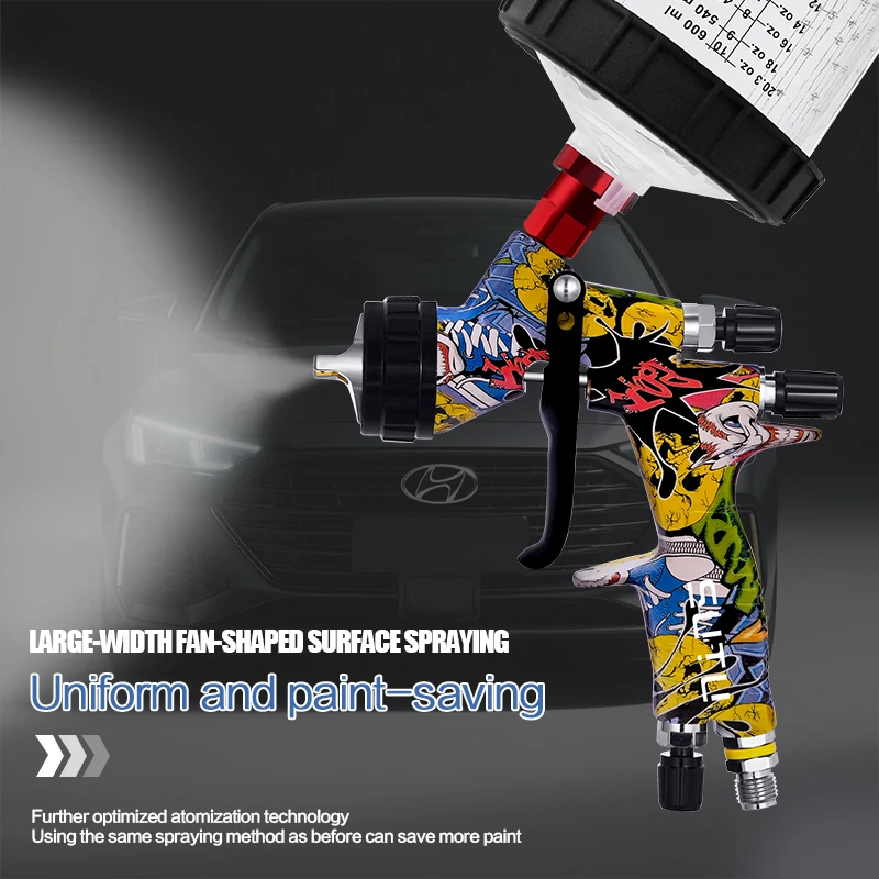 SUTU high-quality GIT PRO water transfer cartoon pattern 1.4 1.8mm with no-rinse pot car low-pressure spray gun