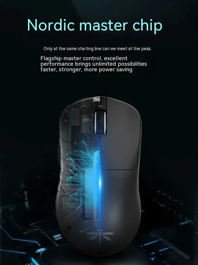 Imagem -02 - Vgn-dragonfly f1 Moba Pro Max Mouse sem Fio Dual-mode Recarregável Fps Peso Leve 4k Low Delay 26000dpi Pata 3395