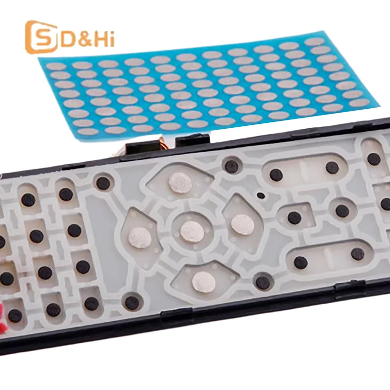 1.5/2/3.5/10/12/13/14MM Remote Control Button Conductive Tape Patch Game Console Handle Silicone Button Contact Failure Repair