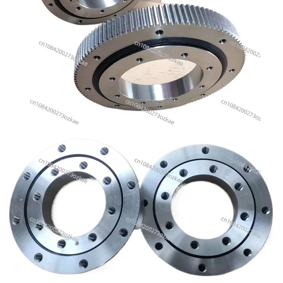 Turntable Toothless Rotary Support Large and Small Bearing Rotating Robot Arm Lifting Rotating Base, Large Gear Ring