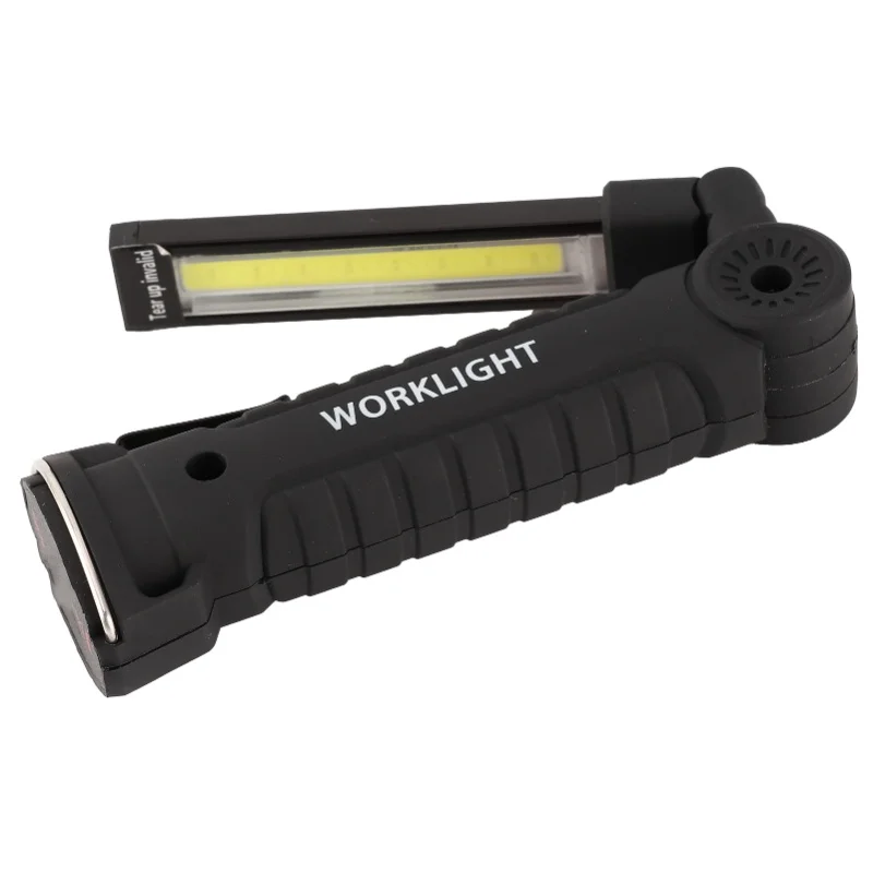 ضوء العمل COB LED مصباح أبيض قابل لإعادة الشحن فحص الصيانة مصباح يدوي للطوارئ S