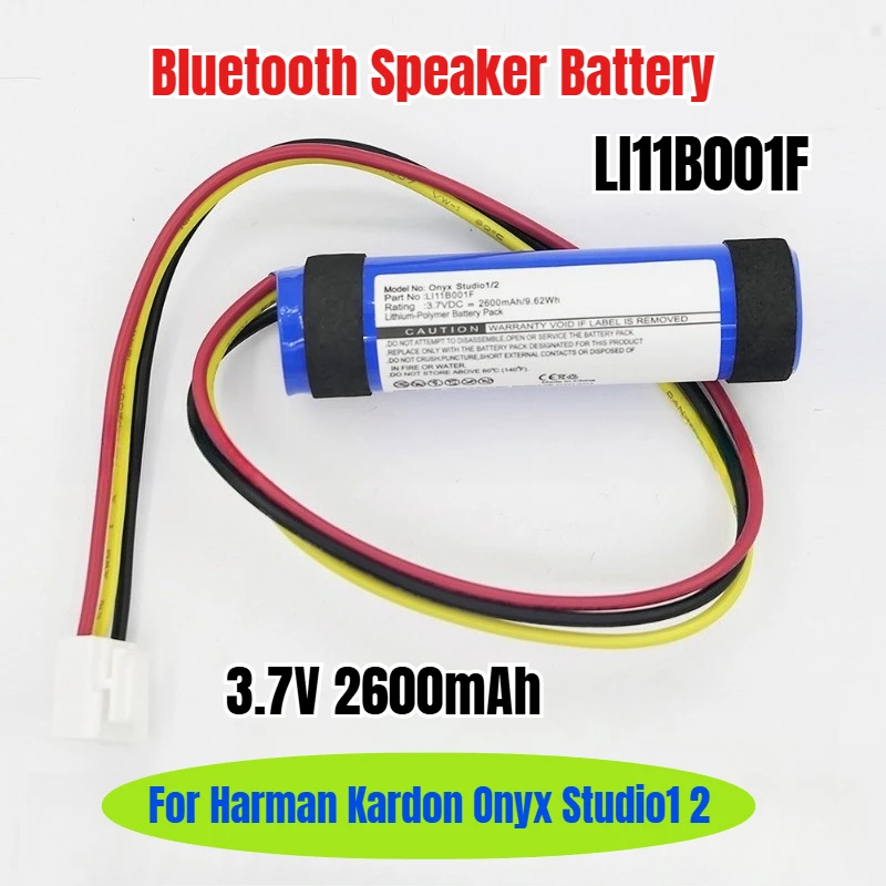 

3.7V 2600mAh LI11B001F for Harman Kardon Onyx Studio1 2 Bluetooth Speaker Battery