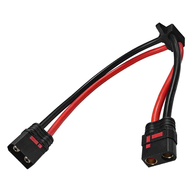 10AWG 0.3M/0.6M Wire QS8 Female To QS8 Male Cable with Right Angle IEC C13 Connector Power Adapter Cord