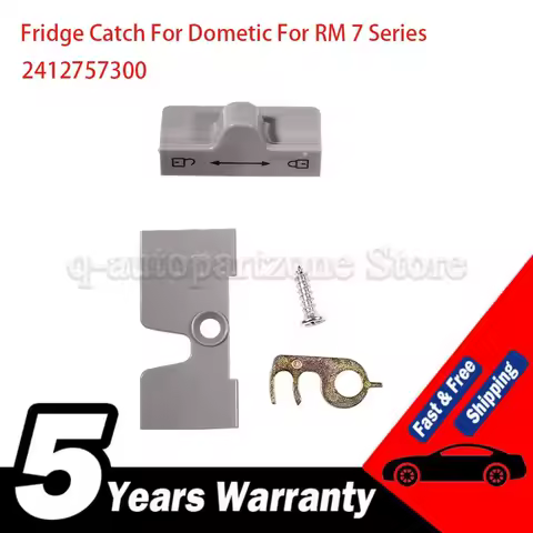 For Dometic Series 7 Caravan Fridge Door Lock Assembly 2412757300 Travel Catch Slider Kit For Electrolux Refrigerator