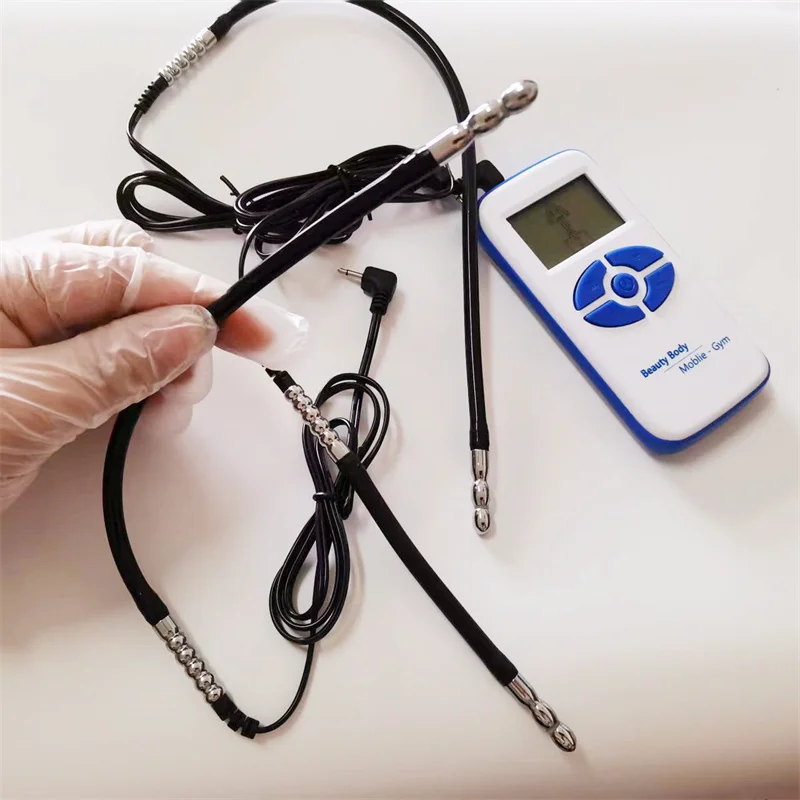 1 مجموعة 8 طرق صدمة كهربائية مجرى البول السبر إدراج المعادن ذكر التوصيل موسع الاستمناء الحصان العين قضيب الجنس لعب الكبار للرجال