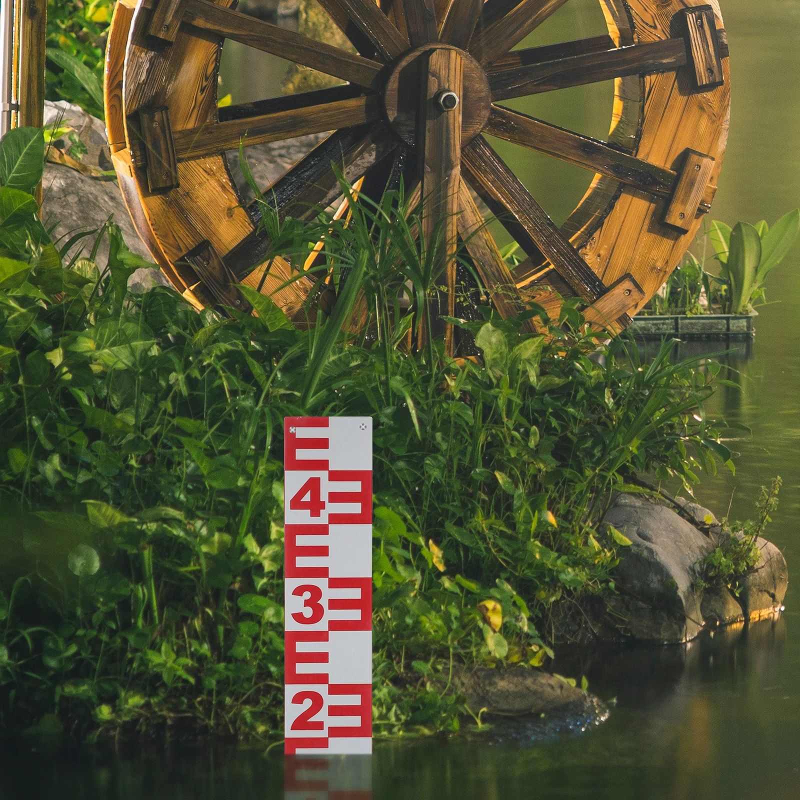 

Stainless Steel Water Level Scale Enamel Finish Glow In Dark Reservoir River Hydrological Measurement Tool Pond Pool