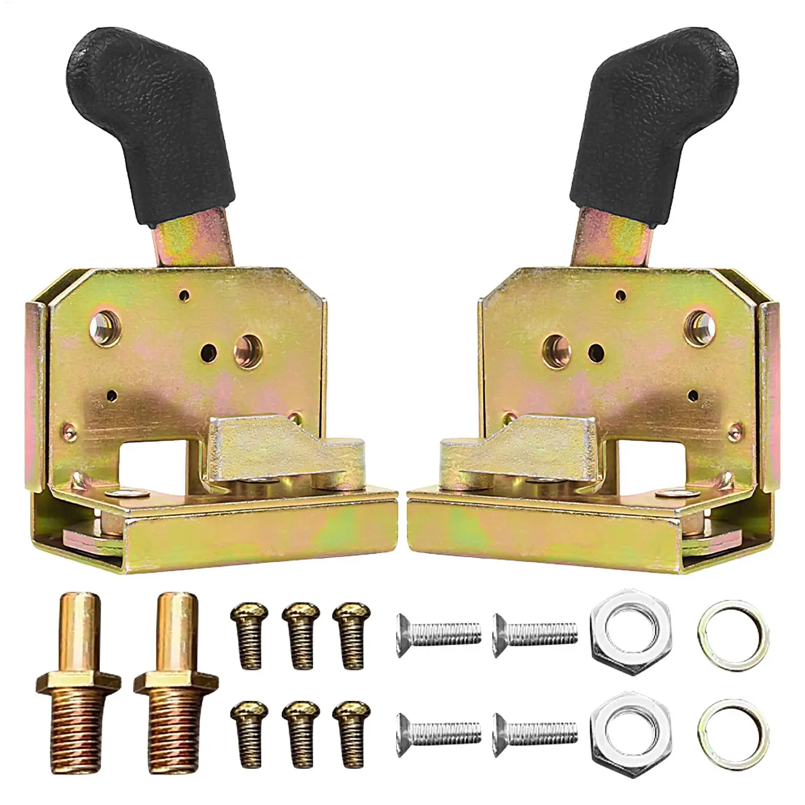 Juego de Cerraduras para Manijas de Puertas de Montacargas/Tractores, Cerraduras para Puertas de Cargadoras, Herrajes Metálicos para Puertas, Repuesto de Manijas de Seguridad para Puertas