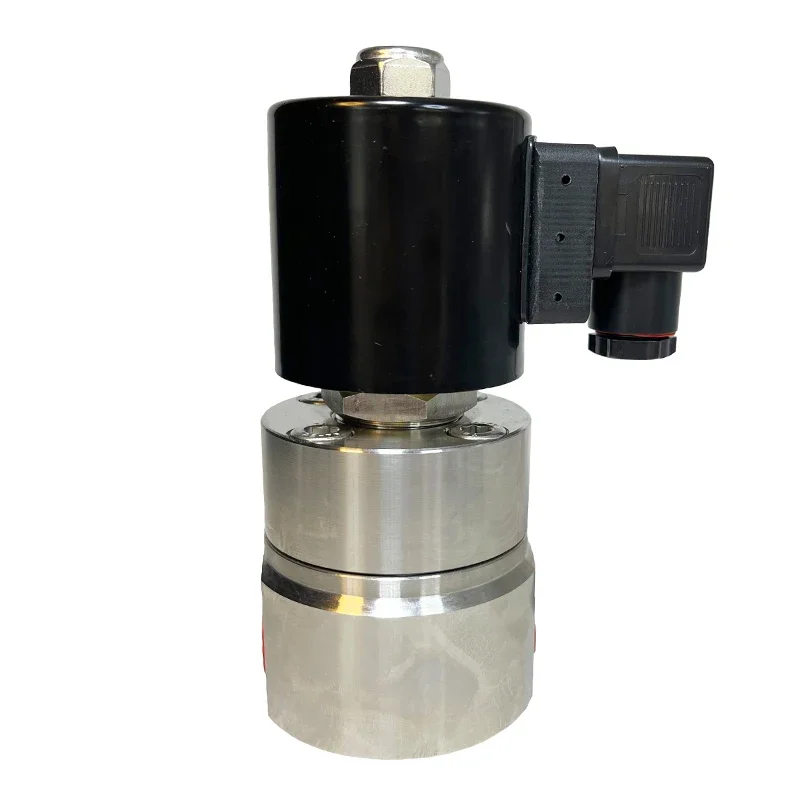 300bar 30MPa High-Pressure Solenoid Valve 24V Orifice 3/8 DN10 SS304 Electric Ball Valve Hydraulic Oil Water Product Valves