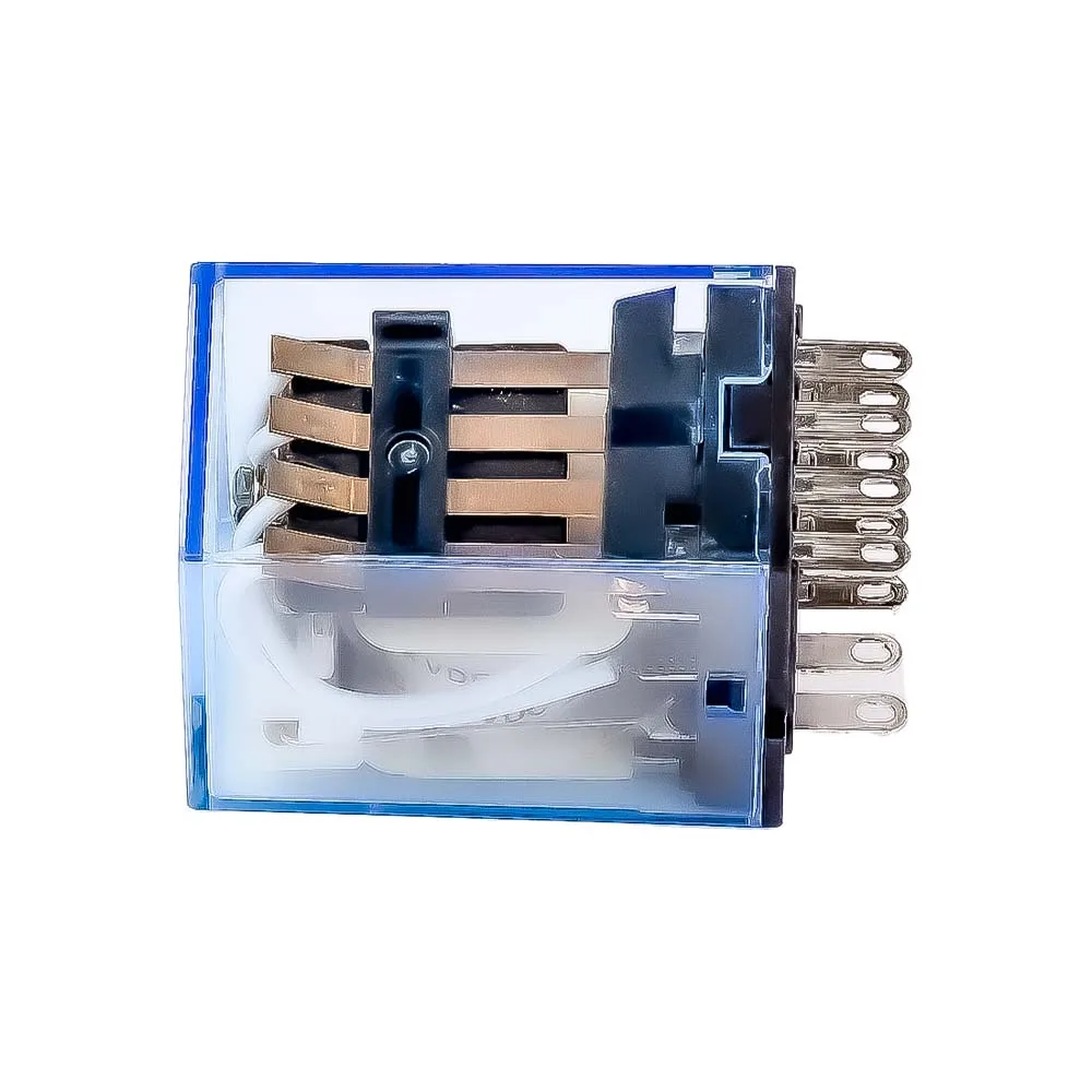 Relé de alimentação da bobina eletrônica, Mini Módulo de Relé Eletromagnético, Base Soquete, MY4NJ, AC 220V, 110V, DC 12V, 24V, 14PIN