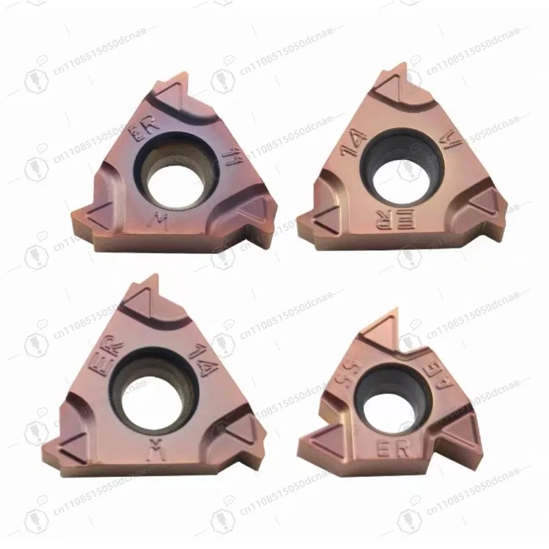 16ERM 16IRM AG55 AG60 ISO Threading Carbide Inserts LF6018 1.0-3.0 Pitch For Stainless Steel CNC Lathe 10PCS
