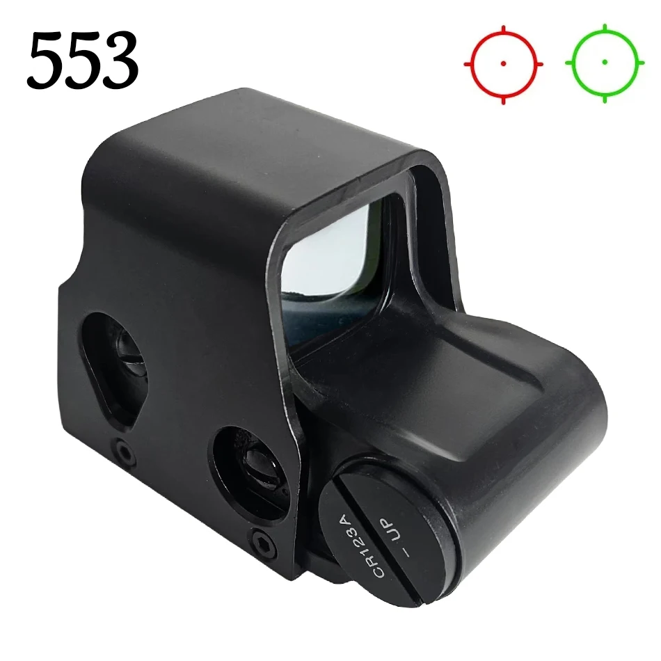 

553 Red Green Dot Holographic Sight Tactical Hunting Reflex Sight Riflescope 20mm Mount 556 558 for Hunting Shooting Riflescope