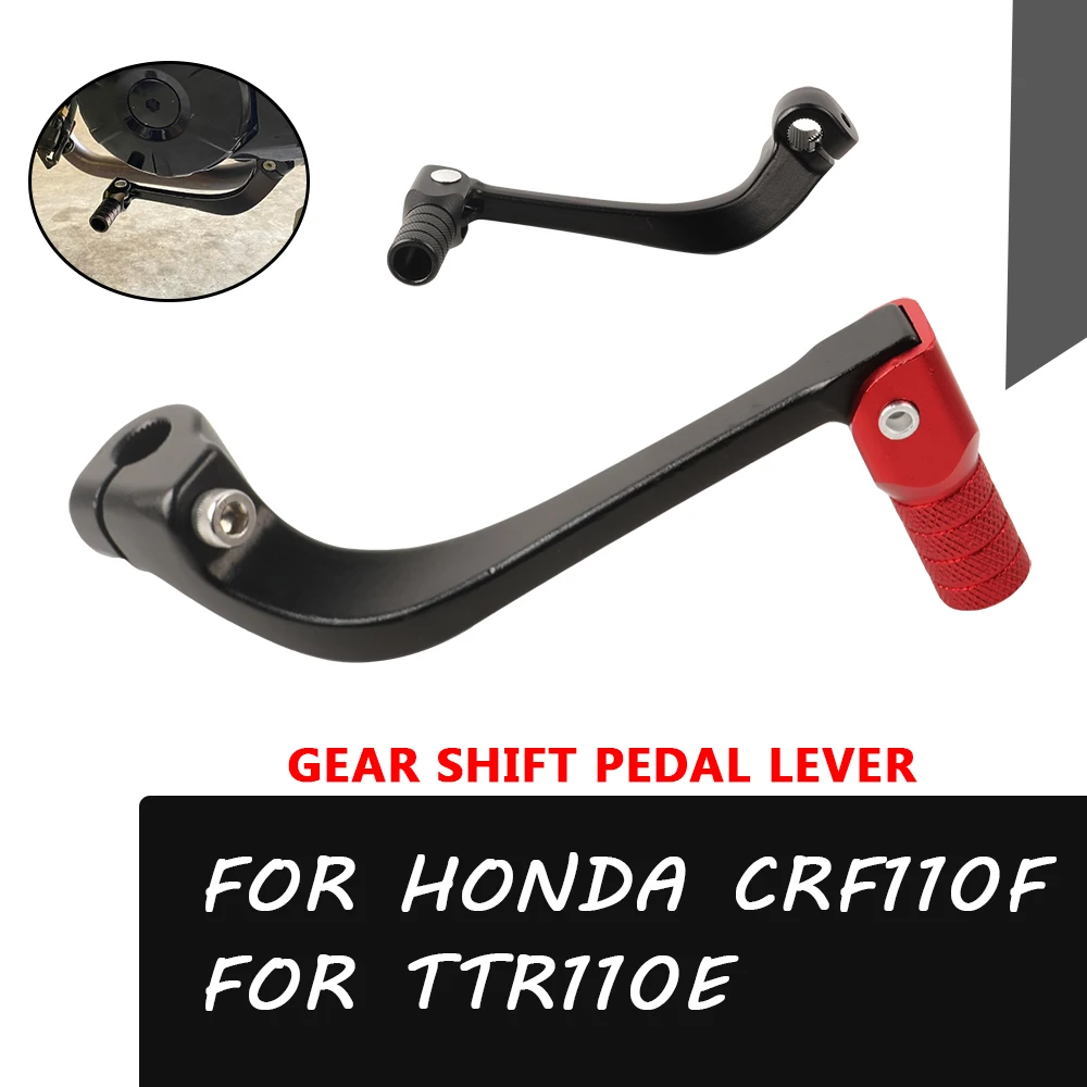 

For HONDA TTR110E CRF110F CRF 110 F CRF 110F TTR 110E Motorcycle Accessories CNC Foldable Gear Shift Lever Pedal Peg Spare Parts