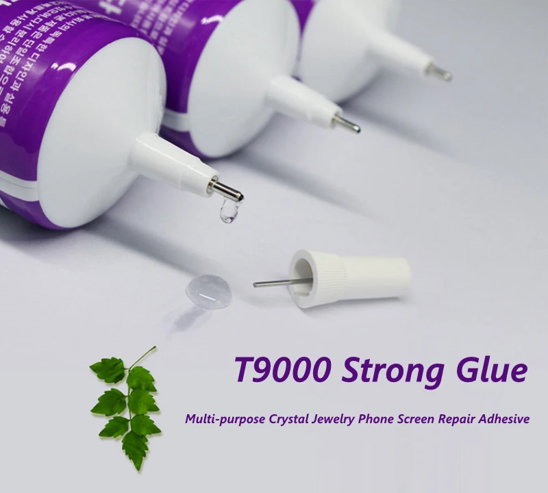 15ml T9000 Super Glue Acrylic Glue DIY Jewelry Adhesive Glue Multi-function Mobile Phone Screen Repair Glue Transparent Sealant