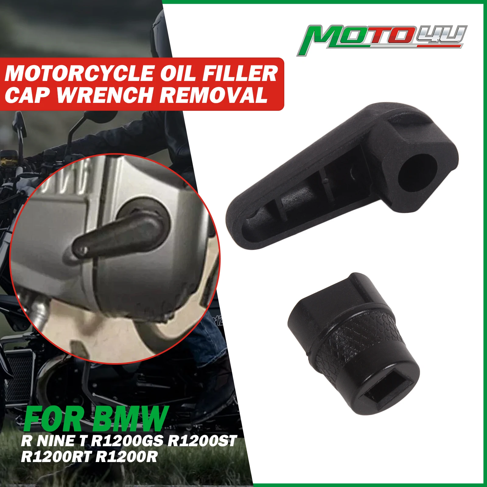 

For BMW R1250GS R1200GS LC ADV R 1250 1200 GS R1200RT R1200R R NINE T R9t 1PC Motorcycle Oil Filler Cap Wrench Removal Key Tool