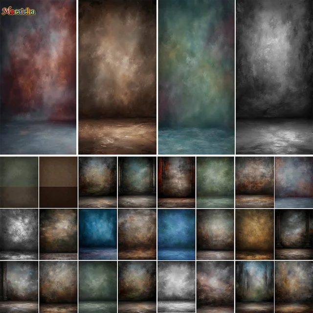 Ciemna sztuka gradientu abstrakcyjna tekstura tło dla rodziny macierzyńskiej dzieci urodziny fotografia portretowa Studio fotograficzne tło