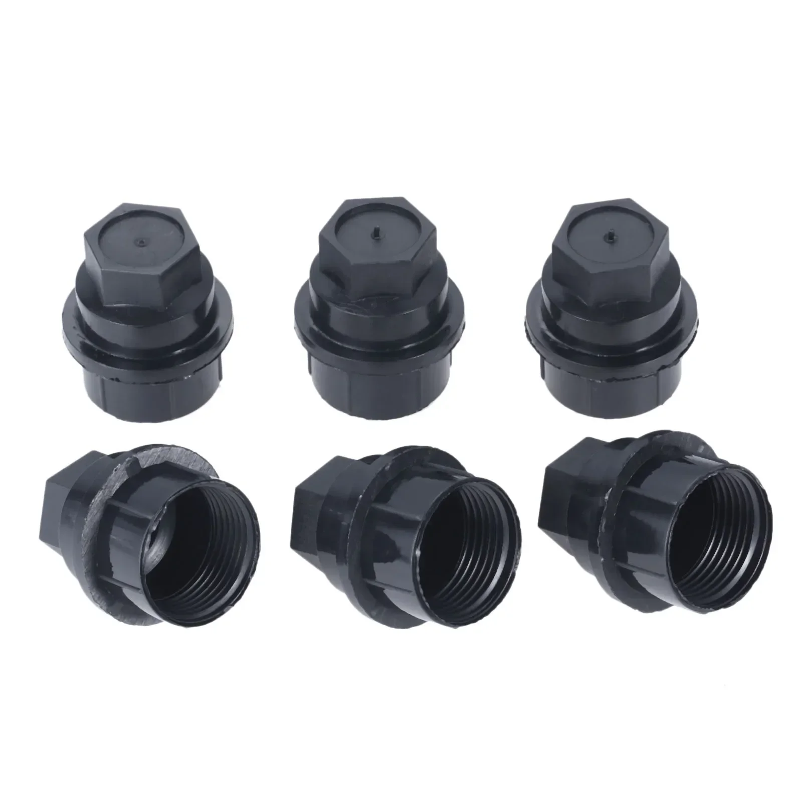 6Pcs Black Car Wheel Nut Cap Covers Auto Fastener Clip 15646250 for Chevrolet C1500 C2500 C3500 Express Suburban Tahoe GMC Yukon