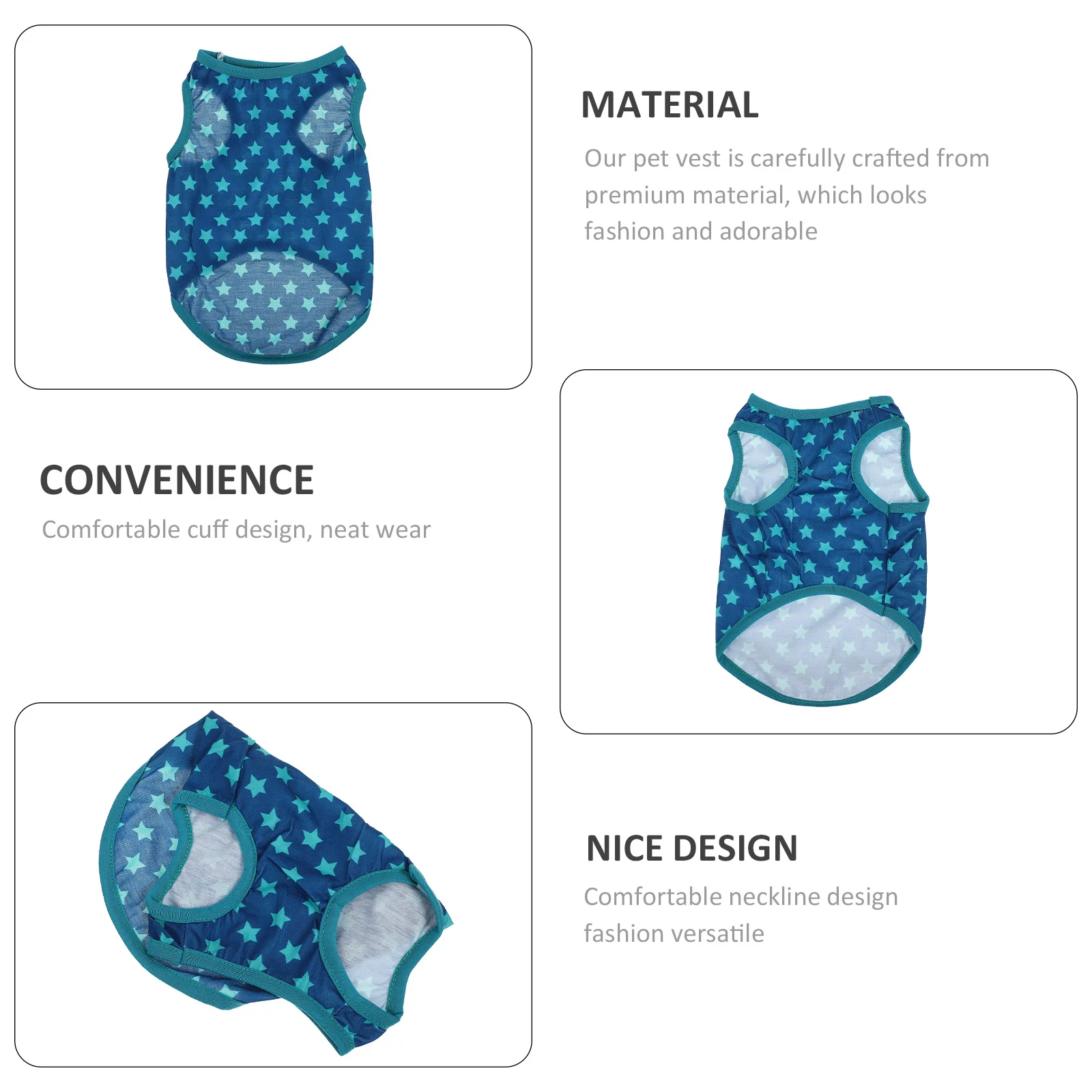 

Thin Puppy Vest Summer Pet Clothes Lightweight Cooling Dog Vest for Outdoor Wear Comfortable Breathable Fabric Design