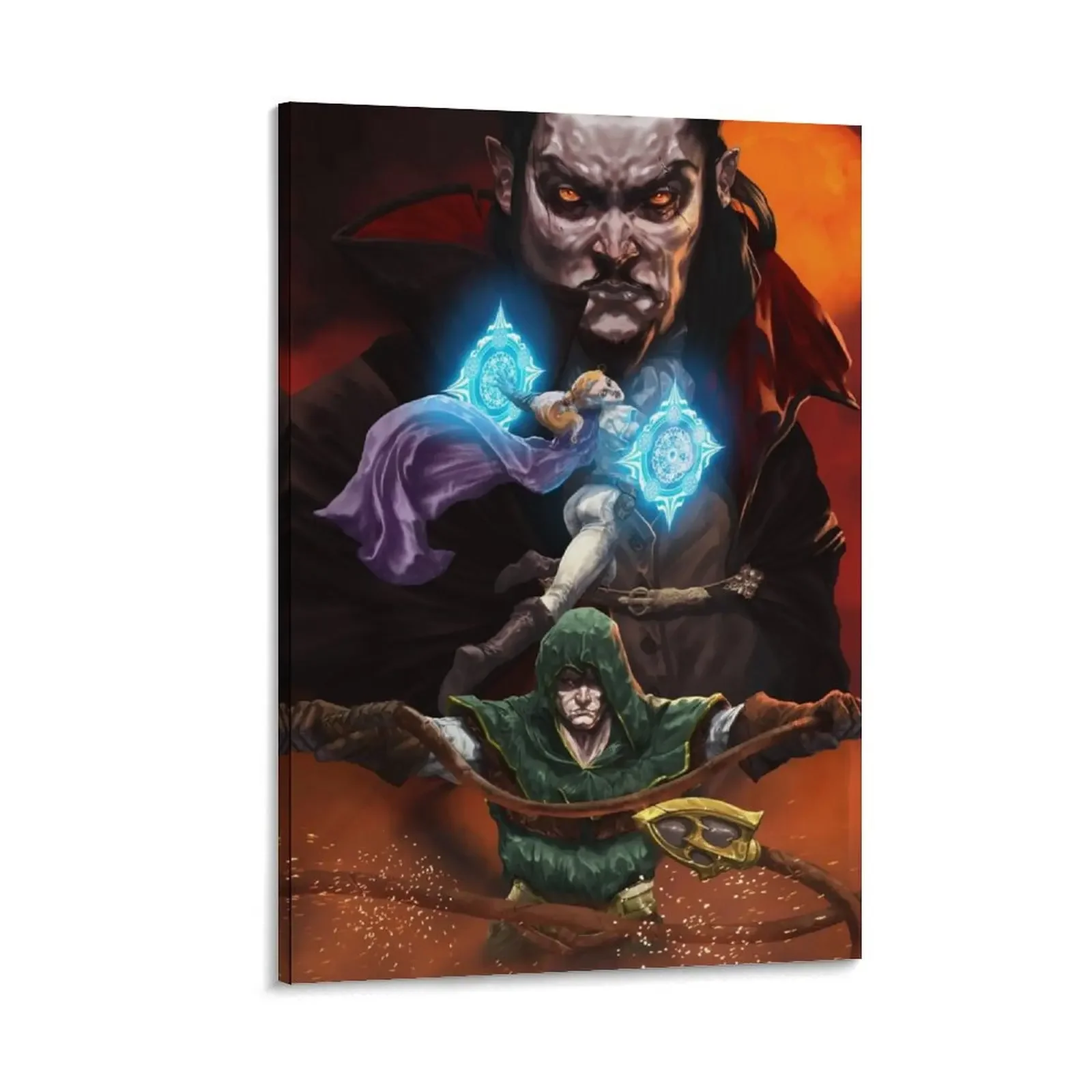

Vampire Survivors Official Game Art Canvas Painting posters aesthetic room decor anime figure art mural