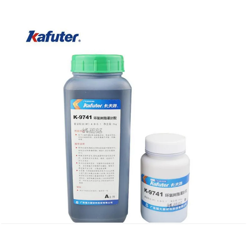 adesivo-epossidico-elettronico-kafuter-k-9741-resina-epossidica-ab-ad-alta-durezza-adesivo-nero-per-incapsulamento-sensori