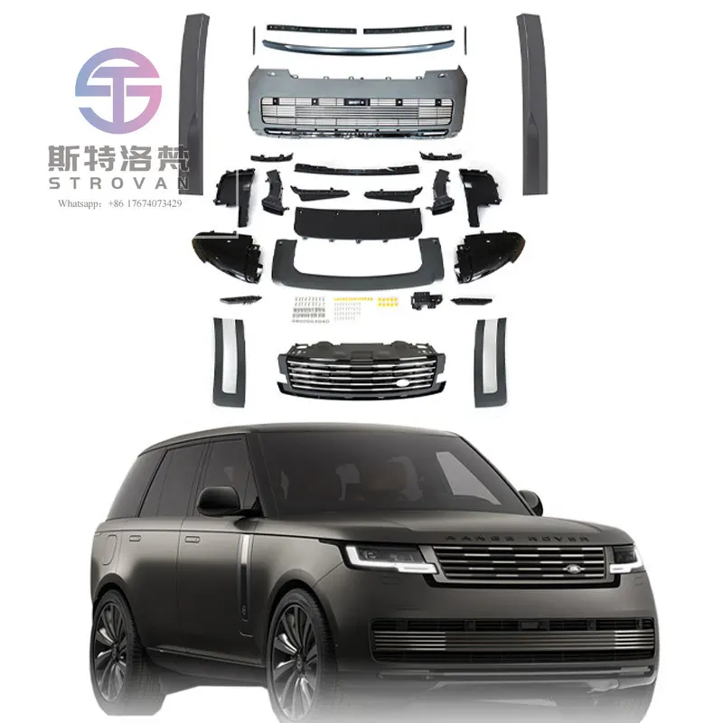

For 2023-2025 Land Rover for Range Rover Vogue Bumper Kit New Condition Front & Rear Upgrade and Replacement for Original SV Kit