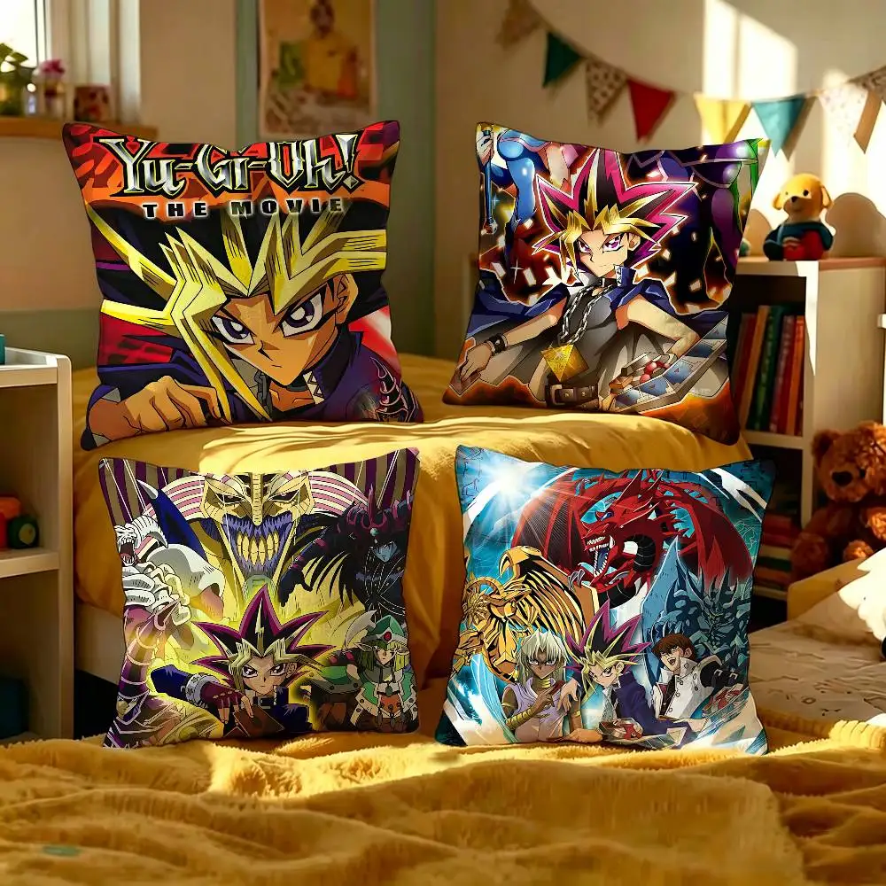 Japanese Manga Yu-Gi-Oh Personalized picture text home decorative pillows Household Gifts 45x45cm