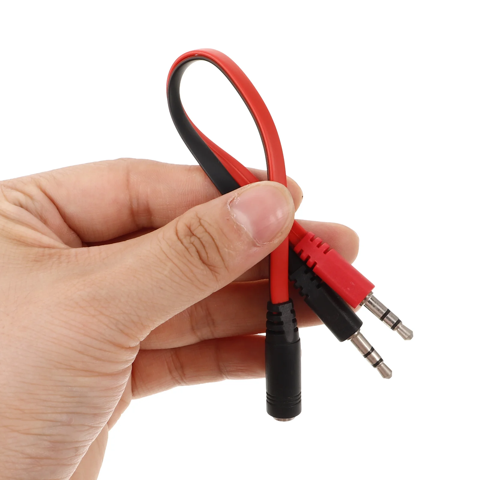 

Audio Splitter Cable 3.5mm Dual Headphone Adapter for Smartphone Tablet Laptop Compatible Audio Extension Cord for Sharing Music