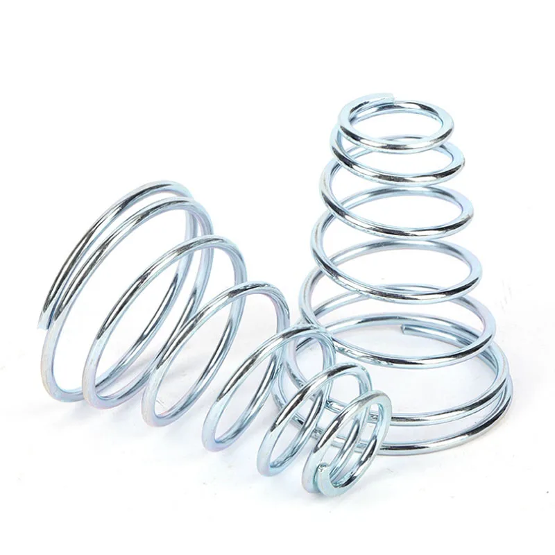 304 Stainless Steel Tower Spring Conical Compression Spring Pressure Spring Wire Diameter: 1mm Height: 12-69mm