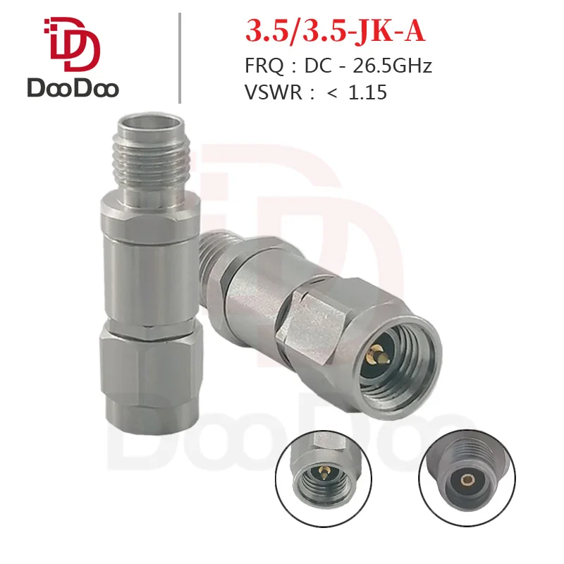 DC-26.5GHz 3.5mm Female to 3.5mm Male Connector Precision Microwave Jack RF Coaxial Adapter Millimeter Wave 5G High Frequency