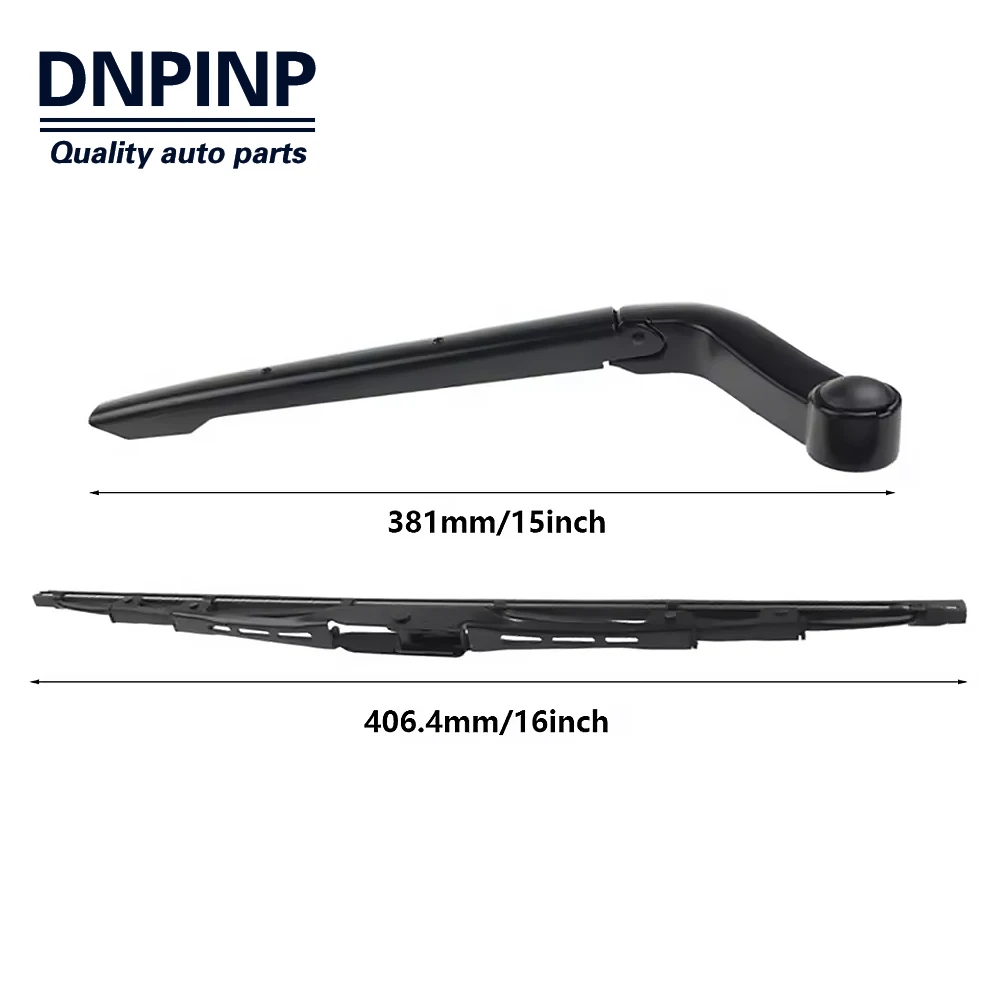 DKB500690 Rear Windshield Wiper Arm & Blade Set For Land Rover Discovery 3 LR3 2005-2009 Discovery 4 LR4 2010-2016 Rear Wiper As