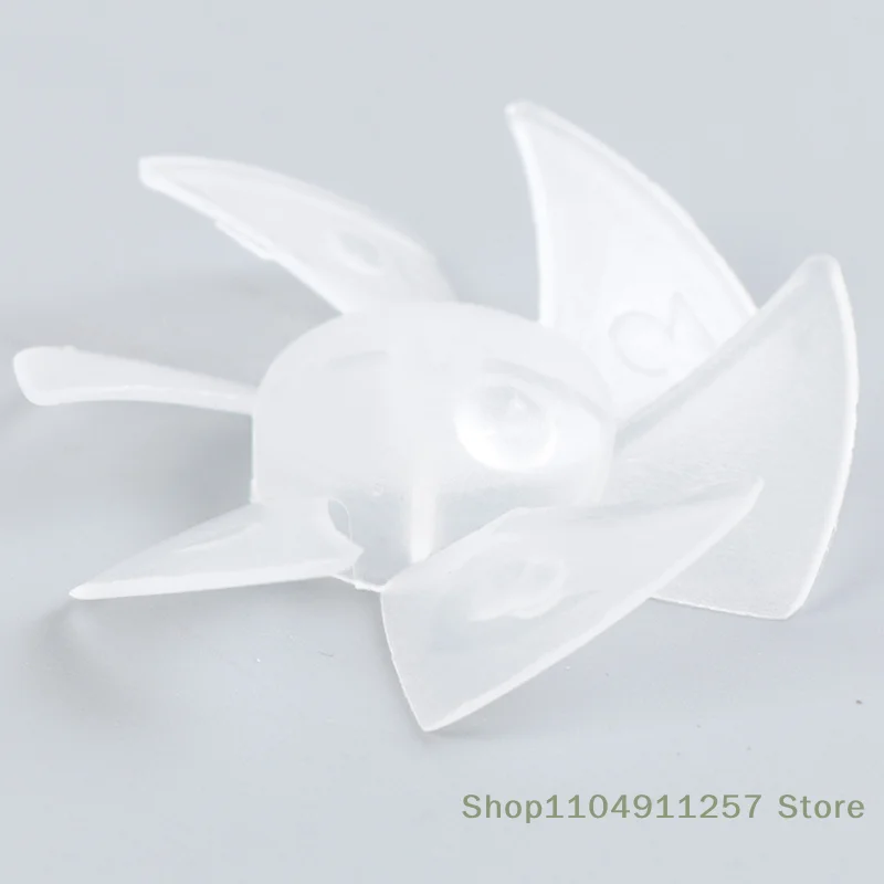 1 個小電力ミニプラスチックファンブレード 6 葉ヘアドライヤーモーター用