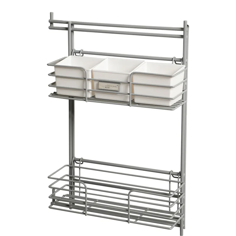 Sink rack, kitchen, sewer storage, rack, cabinet, door panel, side installation, pull basket, regardless of left