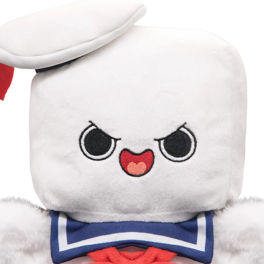 Stay Puft Marshmallow Man Cosplay marioneta de mano estatuilla de felpa película fantasma Roleplay Busters Props mascota regalo de Navidad y Halloween