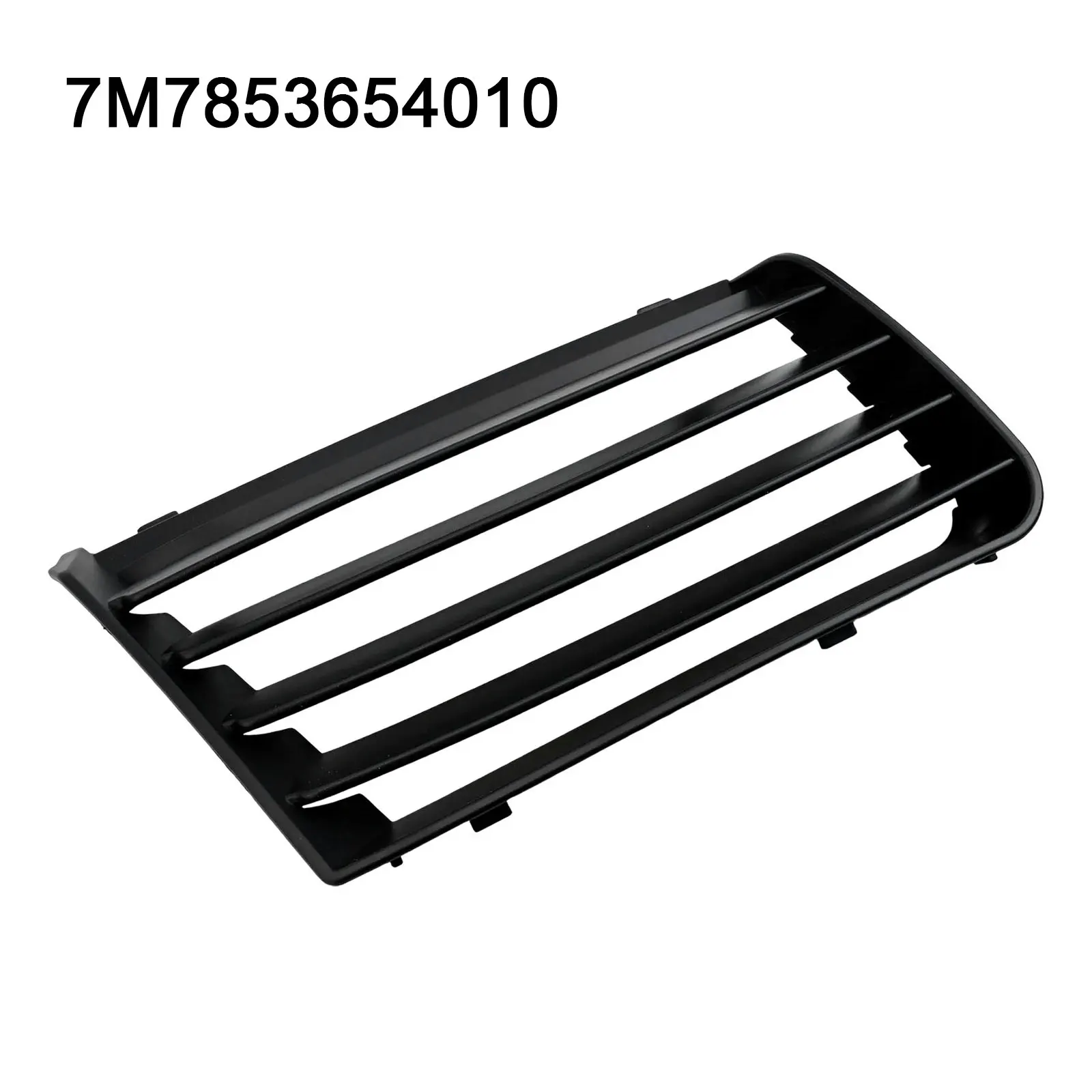 Front Bumper Upper Grille Cover Compatible with For Seat Alhambra (2001 2010) Direct Fit to OEM Part 7M785365401C