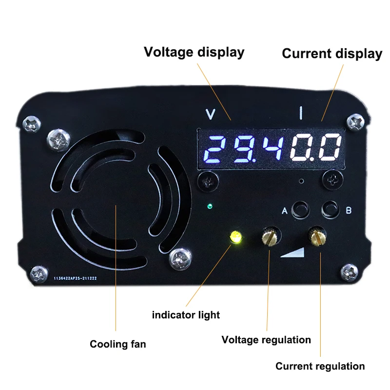 Imagem -03 - Carregador de Íon de Lítio Multifuncional com Visor Tensão e Corrente Ajustáveis Lifepo4 Novo 3.65v29.4v 115a 12v 24v 18s