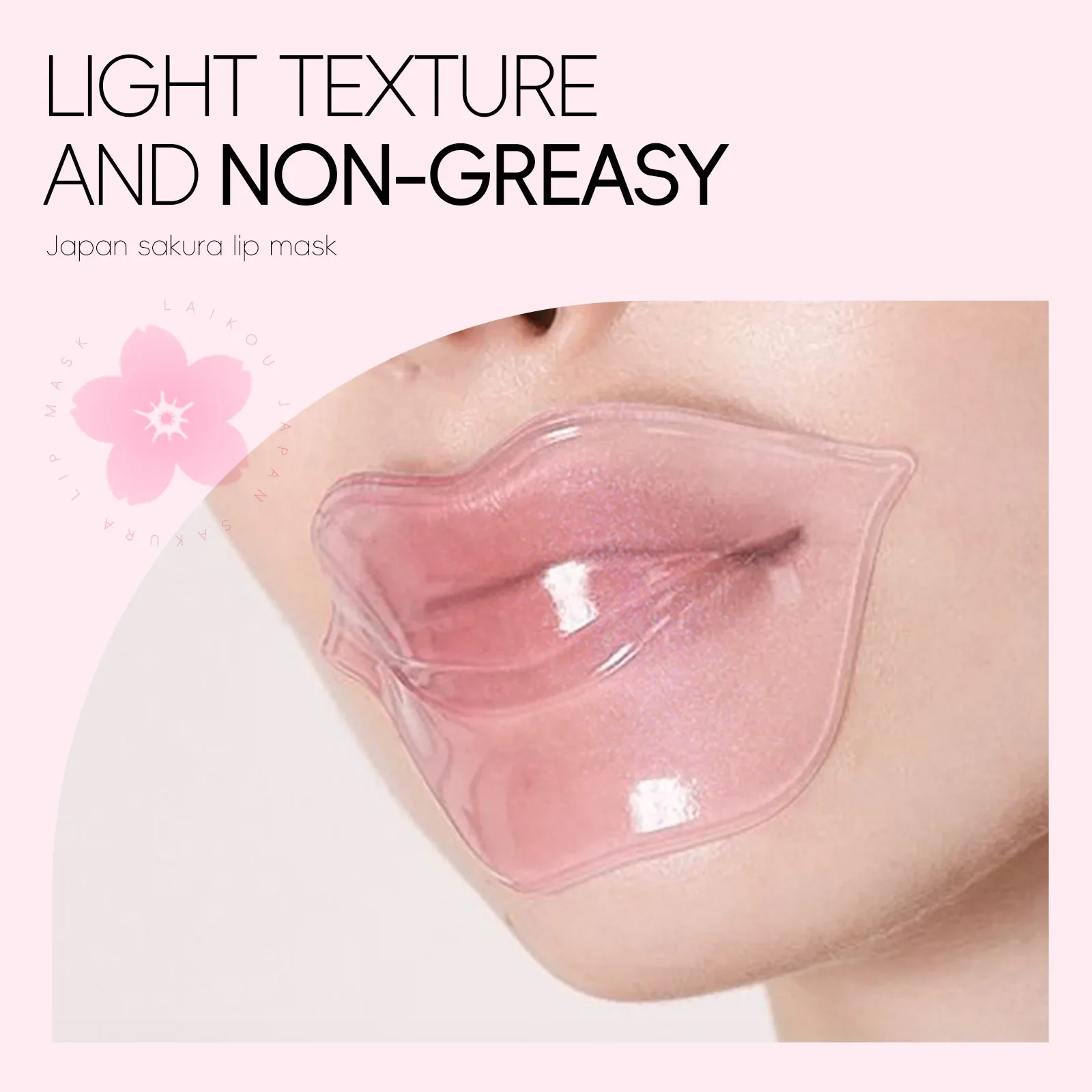Japan Sakura Collagen Lip Mask Moisturizing Firming Deeply Nourish Relieve Dry Lips Moisturizer Lip Patches Gel Pads Skin Care