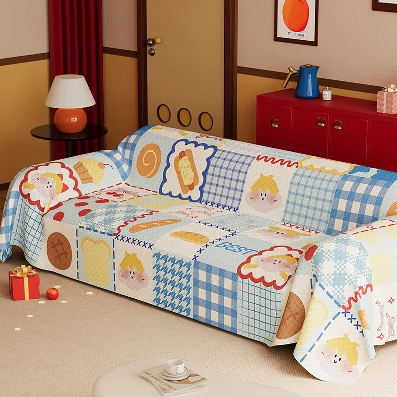 

Sofa Towel with Full Cover New Sofa Cover A Blanket for All Seasons Non-slip and Anti-cat Scratching Home Textile