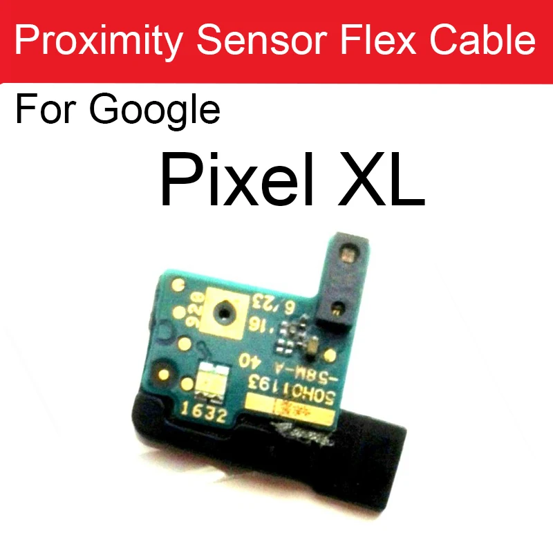 Promixity Light Sensor Flex Cable With Microphone For Google Pixel 2 2XL 3 3XL 3A 4 4A 4XL XL Flash Light Mic Flex Ribbon Parts