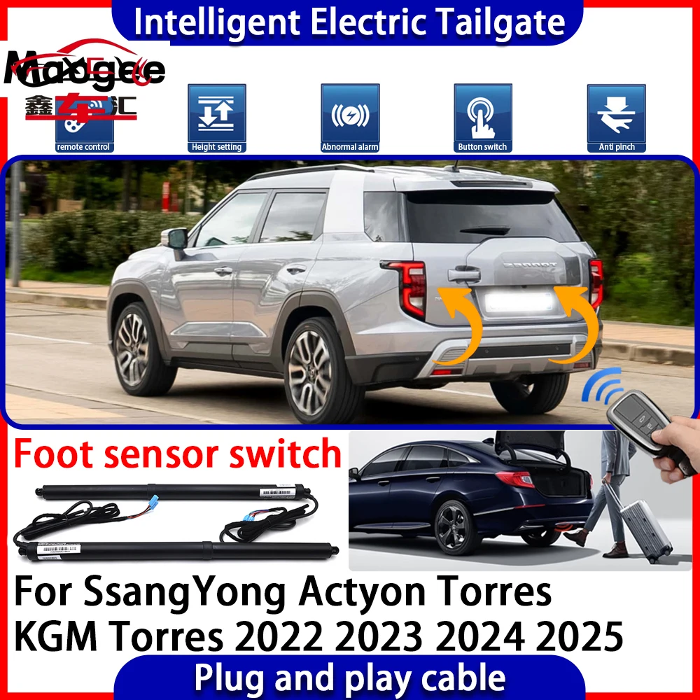 Kit de Elevação Automática Inteligente para Porta Traseira Elétrica SsangYong Actyon Torres KGM Torres 2022 2023 2024 2025