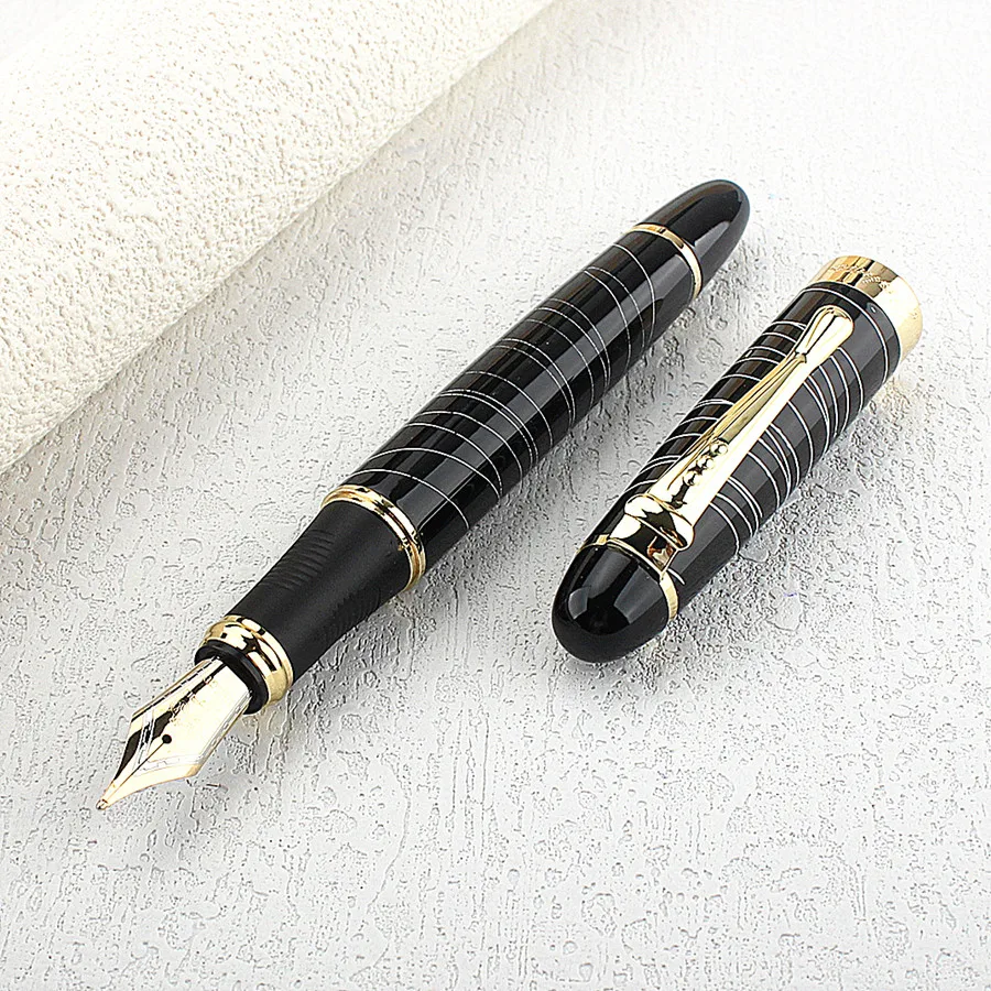 

Металлическая авторучка JINHAO 450, наконечник EF/F/M, роскошная чернильная ручка для письма для бизнеса, офиса, школьные принадлежности, канцелярские принадлежности