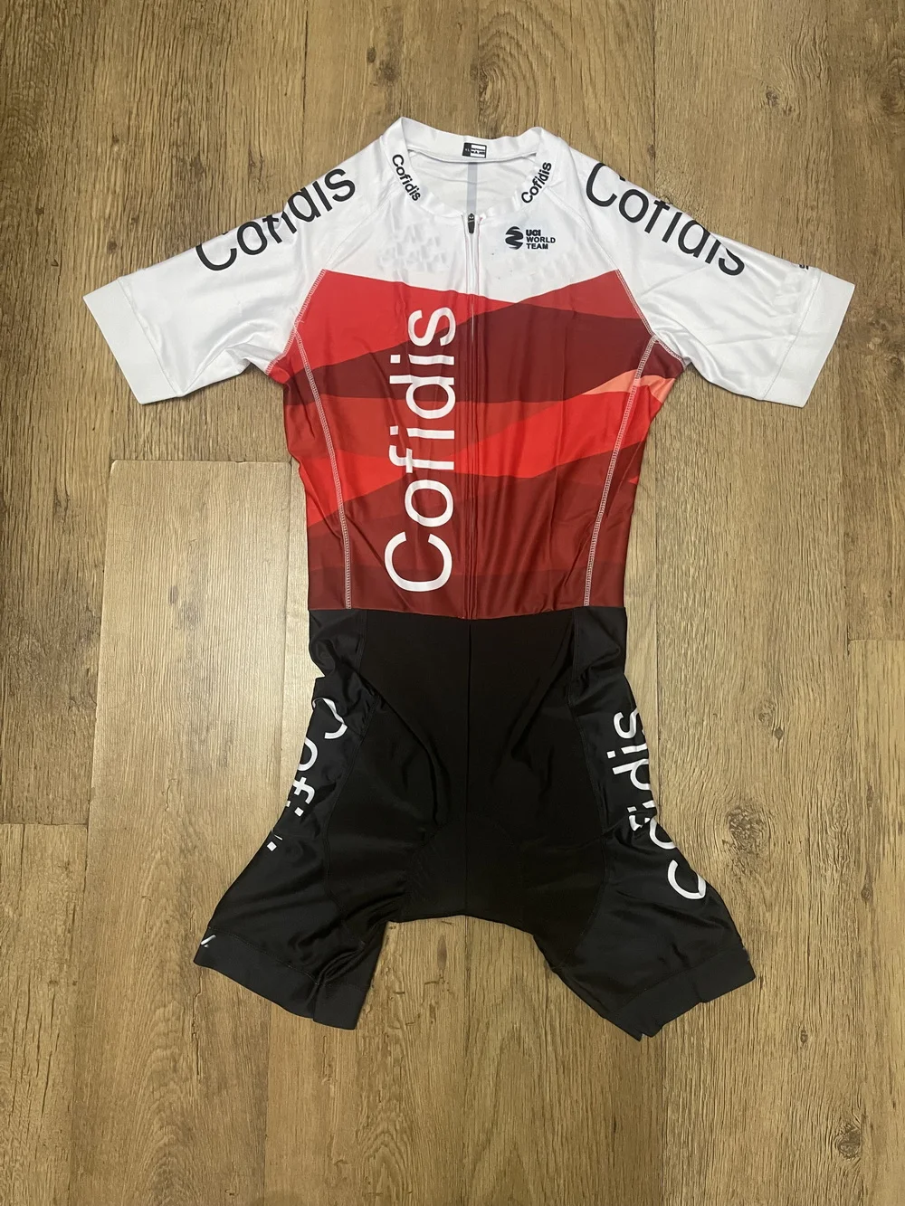 LASER CUT Skinsuit 2022 COFIDIS TEAM Bodysuit SHORT Cycling Jersey Bike Bicycle Clothing Maillot Ropa Ciclismo