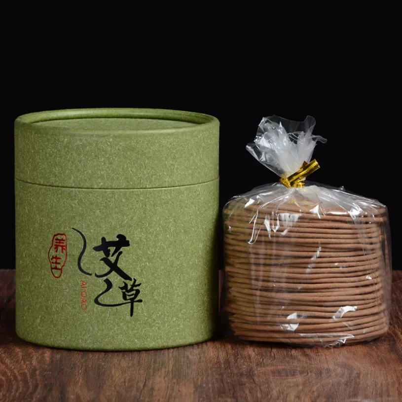 YXYMCF 4 Stunden 48 Stück/Box Sandelholz Spule Weihrauch Naturpflanze Aromatherapie Räucherstäbchen Schlafzimmer Badezimmer Mückenschutz Deodorant