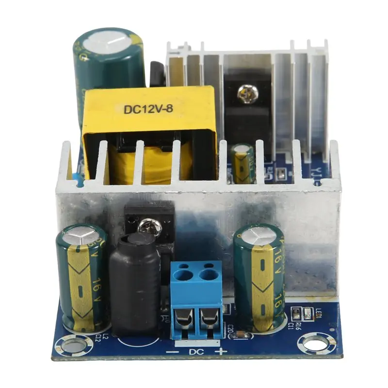 CQMF-12V 8A Switching Power Supply Board Module 100W High Power Power Supply Bare Board AC85-265V To DC 12V Board Module Easy To