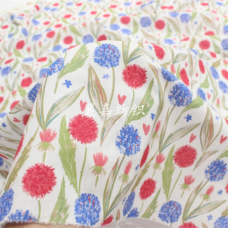 

Cotton Plain Weave Fabric, Dandelion Digital Printing, Children's Clothing and Women's Clothing, Fabric